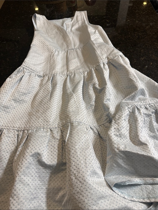 Dresses & Skirts - Tennis night out sequins dress  Light Blue M